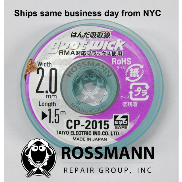 Goot Wick desoldering braid 1.5mm